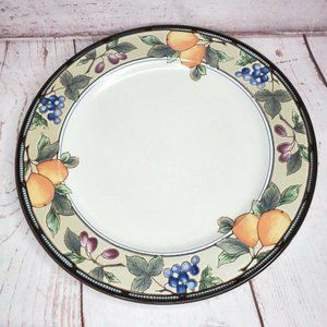 Mikasa Intaglio Garden Harvest One Dinner Plate 11"  CAC29 Mint